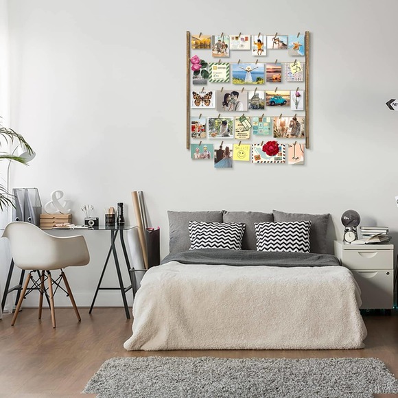 GREAT VALENTINE GIFTS! LOVE-KANKEI Wood Picture Photo Collage Frame NIB - Picture 3 of 5